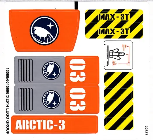 Sticker Sheet for Set 60035 - International Version - (15080/6045696)