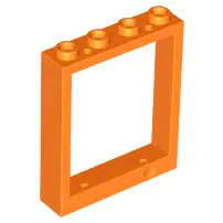 Orange Door, Frame 1 x 4 x 4 Lift