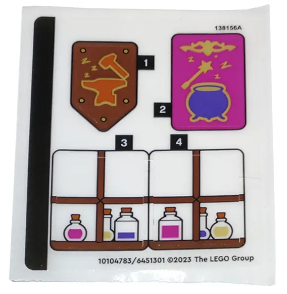 Sticker Sheet for Set 40657 - (10104783/6451301)