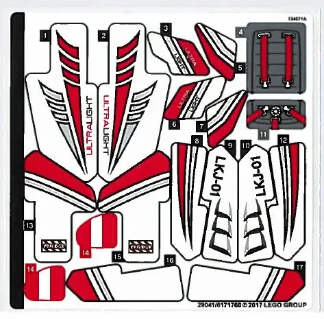 Sticker Sheet for Set 42057 - (29041/6171760)