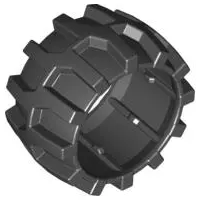 Black Duplo, Toolo Tire with Deep Tread