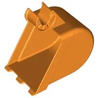 Orange Duplo, Toolo Digger Bucket with 3 Teeth