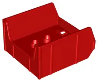 Red Duplo Tipper Bucket Bed with Lip and Cutout
