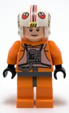 Luke Skywalker - Light Nougat, X-wing Pilot Suit, Detailed Torso and Helmet