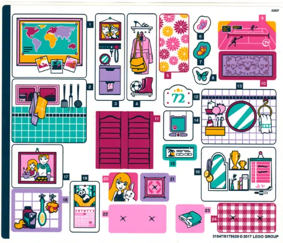 Sticker Sheet for Set 41314 - (31847/6179620)