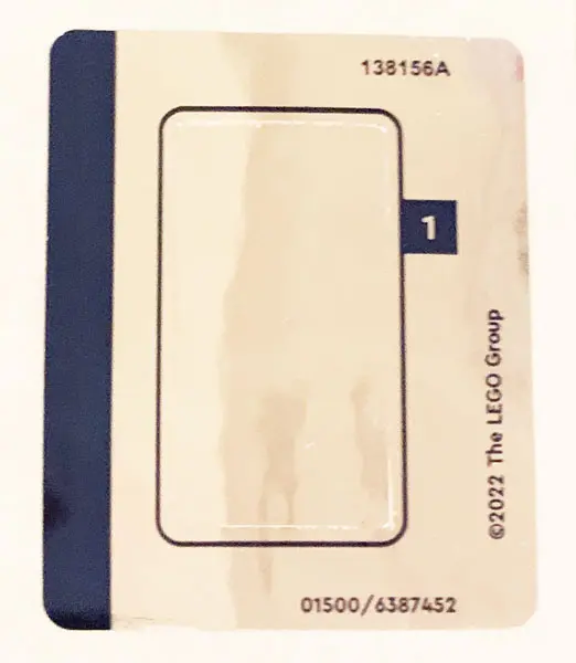 Sticker Sheet for Set 41719, Mirrored - (01500/6387452)
