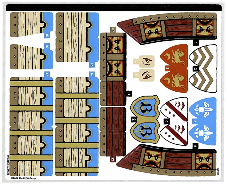 Sticker Sheet for Set 76440 - (10108498/6485889)