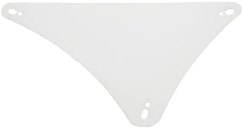 White Cloth Sail Triangular 14 x 11.5