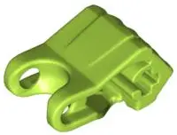 Lime Hero Factory Fist with Axle Hole - 4 Fingers