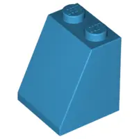 Dark Azure Slope 65 2 x 2 x 2 with Bottom Tube
