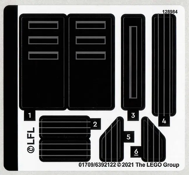 Sticker Sheet for Set 75343 - (01709/6392122)