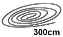 Dark Bluish Gray String, Cord Medium Thickness  300cm