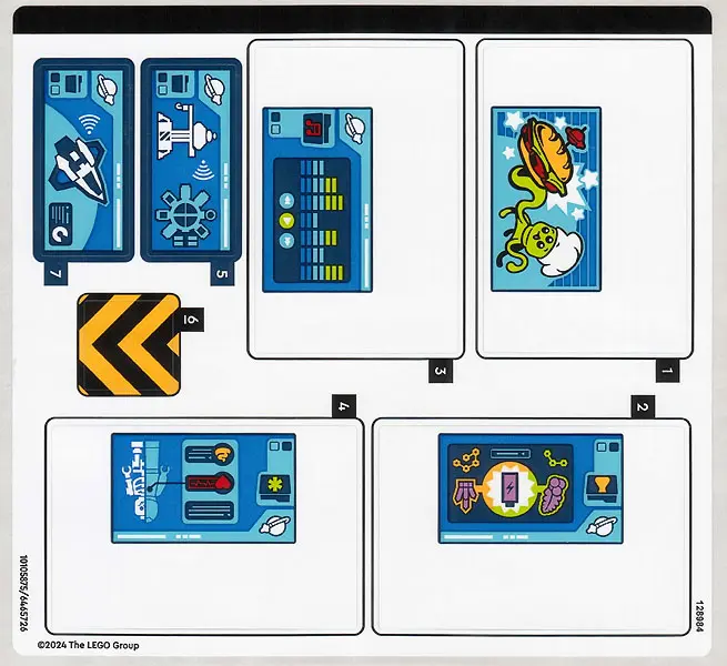 Sticker Sheet for Set 60434 - (10105875/6465726)