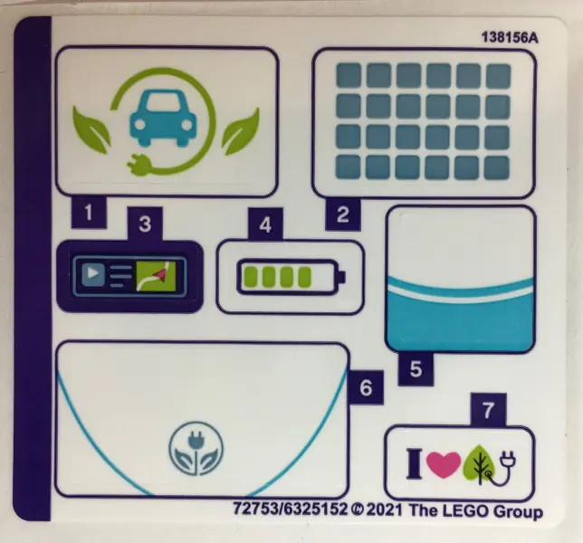 Sticker Sheet for Set 41443 - (72753/6325152)