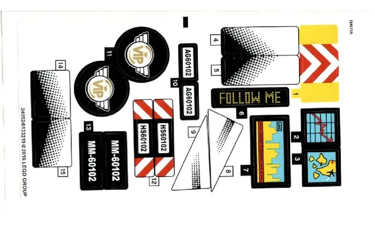 Sticker Sheet for Set 60102 - International Version - (24552/6133219)
