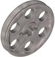 Silver Technic Wedge Belt Wheel (Pulley)