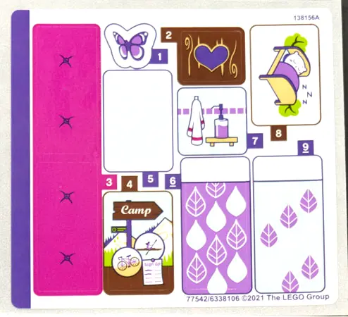Sticker Sheet for Set 41679 - (77542/6338106)