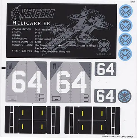 Sticker Sheet for Set 76042 - International Version - (21231/6115204)