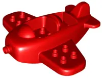 Red Duplo Airplane Small