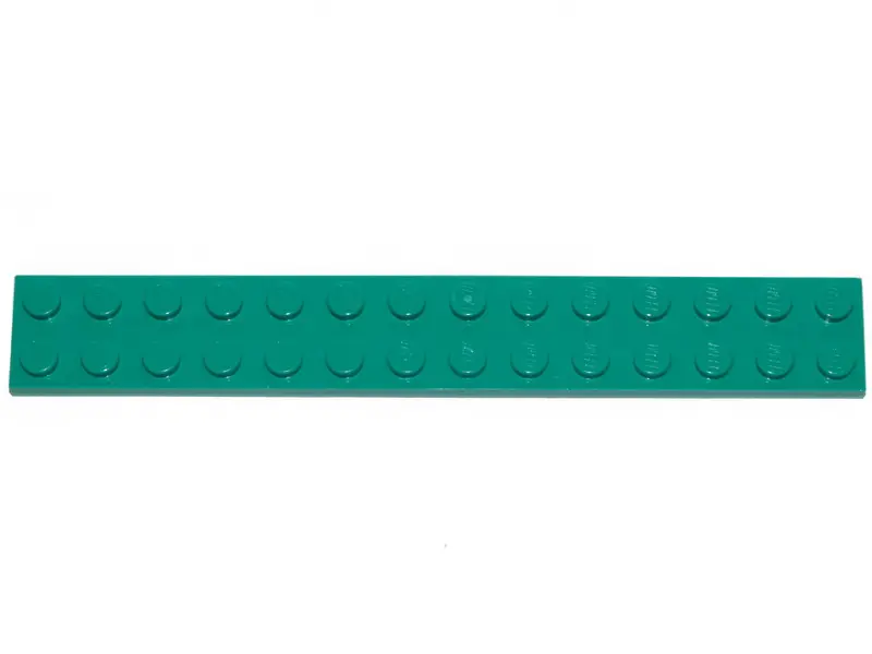 Dark Turquoise Plate 2 x 14