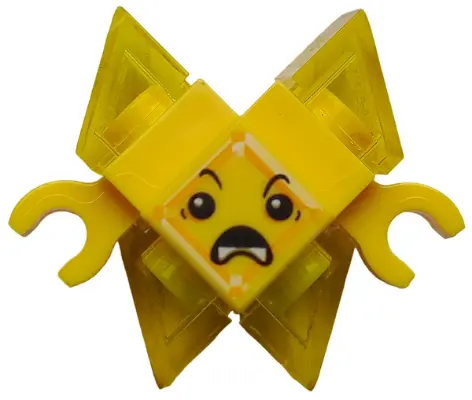 Kryptomite - Yellow, Small Crystals, Hands