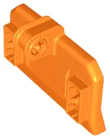 Orange Duplo Bulldozer Blade