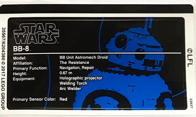 Sticker Sheet for Set 75187 - (35567/6204380)