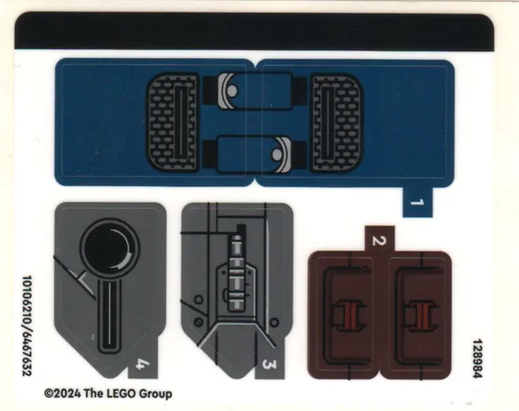 Sticker Sheet for Set 76282 - (10106210/6467632)