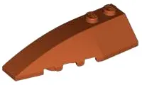 Dark Orange Wedge 6 x 2 Left