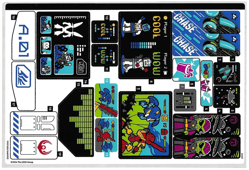 Sticker Sheet for Set 60421 - (10107608/6480902)