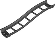 Black Train, Track Roller Coaster Ramp Small, 3 Bricks Elevation
