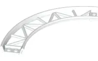 White Train, Track Roller Coaster Curve, 90 degrees