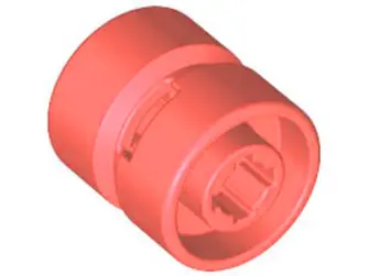 Coral Wheel 11mm D. x 12mm, Hole Notched for Wheels Holder Pin