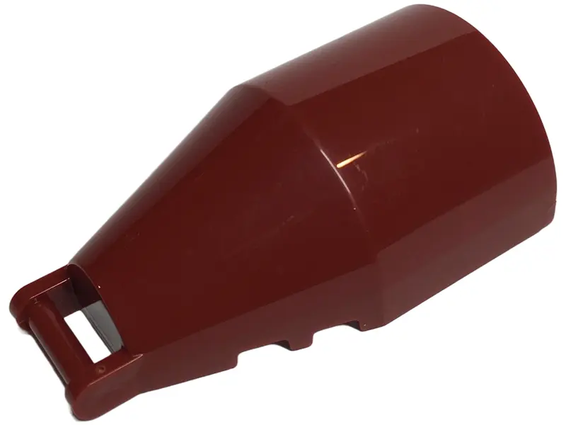 Dark Red Windscreen 6 x 4 x 2 Round with Bar Handle