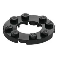 Plate Round 4X4 with Ø16mm hole