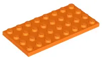 Orange Plate 4 x 8
