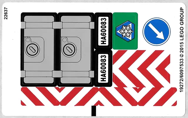 Sticker Sheet for Set 60083 - (19272/6097533)
