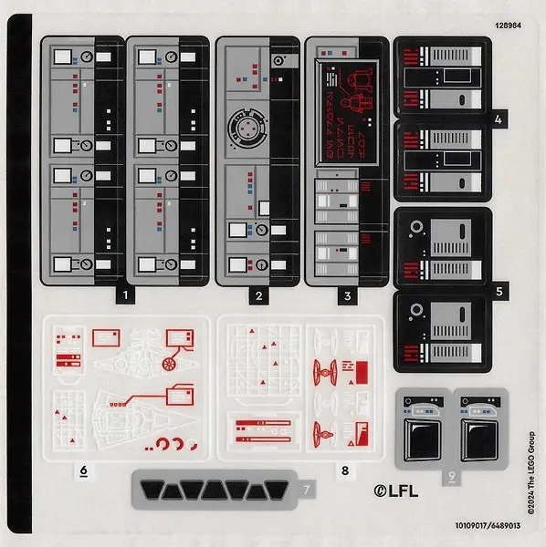 Sticker Sheet for Set 75394 - (10109017/6489013)