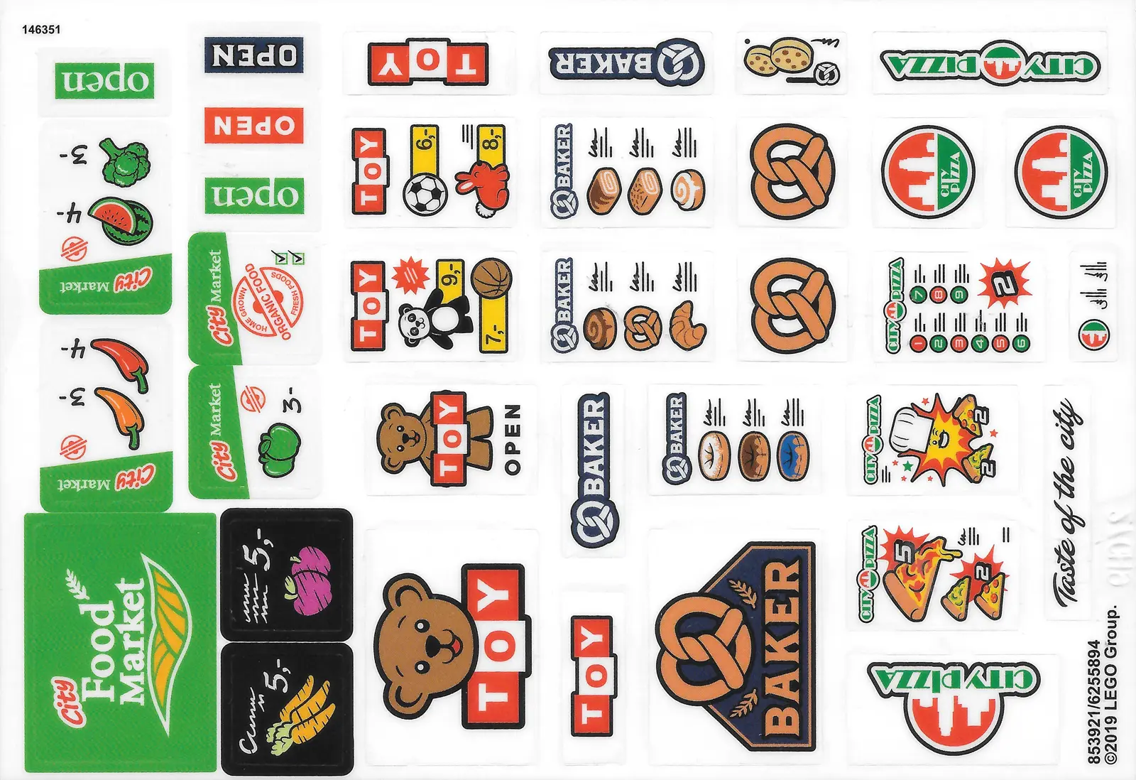 Sticker Sheet for Set 853921, Sheet 1 - (853921/6255894)