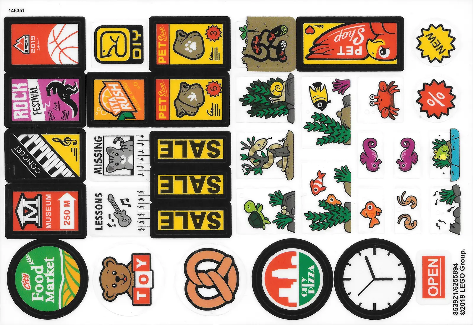 Sticker Sheet for Set 853921, Sheet 2 - (853921/6255894)