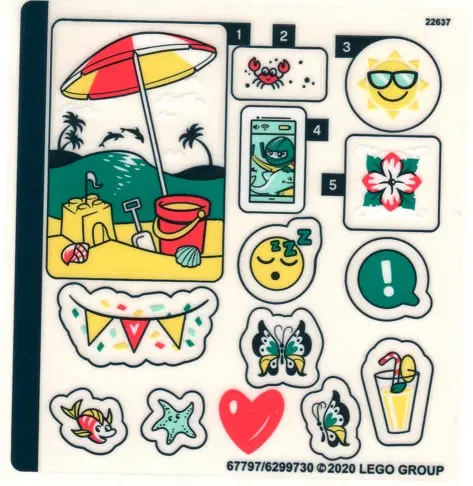 Sticker Sheet for Set 41412 - (67797/6299730)