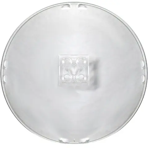 Trans-Clear Dish 10 x 10 Inverted (Radar) - Hollow Studs