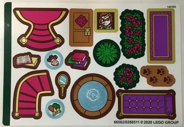 Sticker Sheet for Set 43177, Sheet 2 - (66562/6288511)