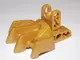 Pearl Gold Hero Factory Foot with Four Short Claws and Ball Joint Socket