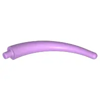 Medium Lavender Dinosaur Tail End Section / Horn