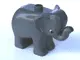 Dark Bluish Gray Duplo Elephant Baby, Eyes Round
