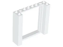 White Door, Frame 2 x 8 x 6