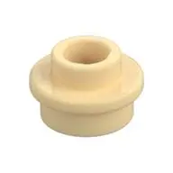 PL.ROUND 1X1 W. THROUGHG. HOLE