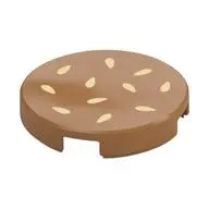 FLAT TILE 2X2, ROUND, NO. 1286