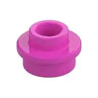 PL.ROUND 1X1 W. THROUGHG. HOLE